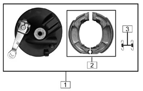 Monterey Front Brake Parts Diagram