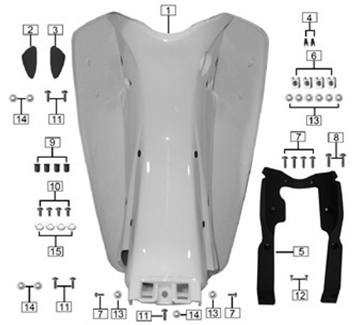 Monterey Windboard Assy Parts Diagram