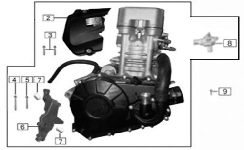 RZ3S Haylon Engine Parts Diagram