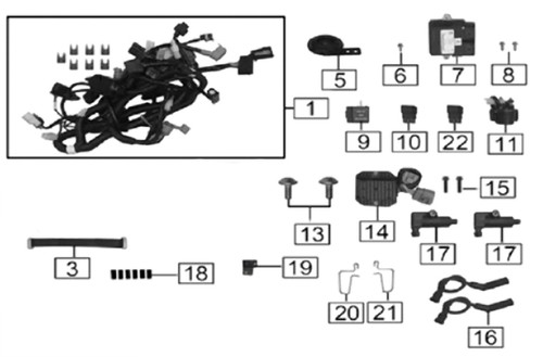 RZ3S Haylon Electrical Parts Diagram