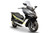 E-RT3 Electric Scooter Charcoal with Wizard Green Left Side Quarter Turn Shot