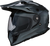 Z1R Range Dual Sport Motorcycle Helmet - Titanium (Dark Silver) - Size Medium