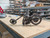 Custom, Hand-Welded Metal Chopper Motorcycle Art Sculpture