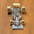 Xanadu Two-Tone Die-Cast F1 Race Car Desk Clock (Pre-Owned / Loose)