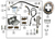 Rear Brake Parts Diagram for SG250 2019 and later.