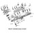 RX3 engine crankcase cover right hand side parts diagram.