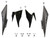 ZT30-124-06093 Side Panel Right Rear -  Matte Black 2020-2021 TT250