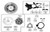 RZ3S Haylon Rear Brake and Sprocket Parts Diagram