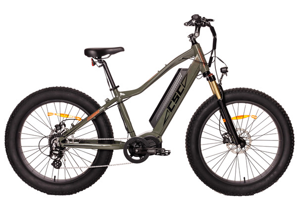 FT1000MD Mid-Drive Electric Bike - Moss