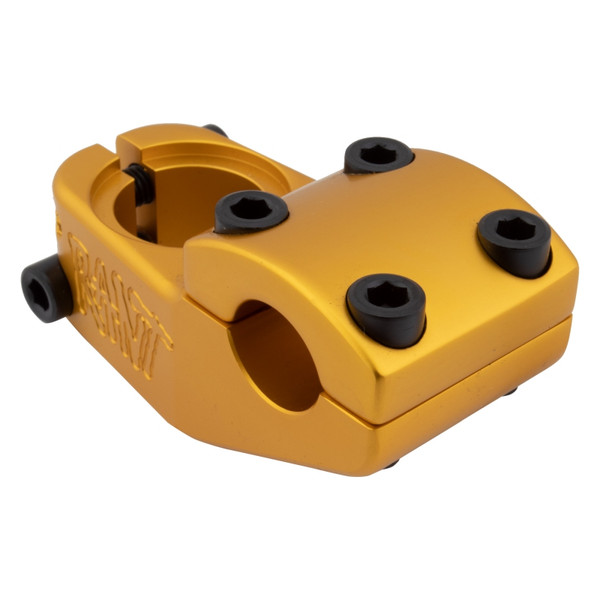 Rant Trill Top Load Stem - Sleek and Modern Gold Aluminum BMX Stem with 29mm Stack Height and 35mm Rise