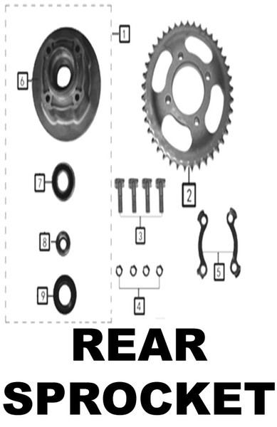 Bearing 6204-2RS for SG250