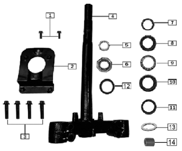 Bearing lower retaining ring