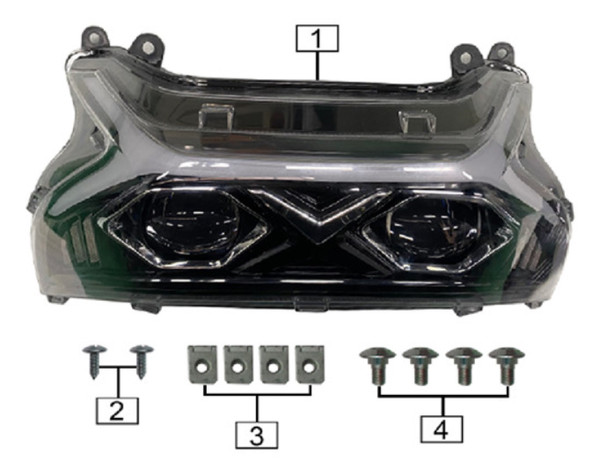 Section 01 ES5 Headlight Parts Diagram