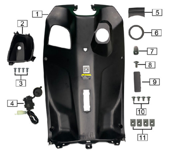 Section 04 ES5 Guard Plate Parts Diagram