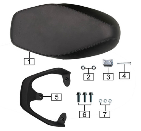 Section 17 ES5 Seat Grabbar Parts Diagram