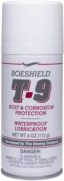 T9 Aerosol Chain Lube 4 oz - Waterproof and Long-Lasting Lubricant and Rust Protection for Bicycles and Bikes