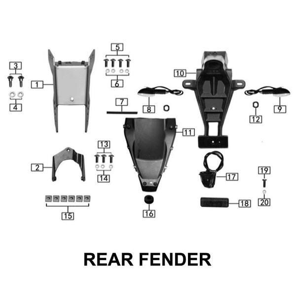 Steering lamp locating block