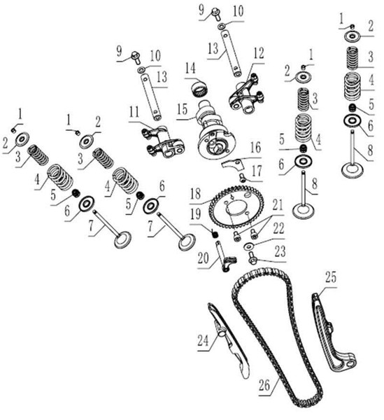 Valve Outer Spring for RX4