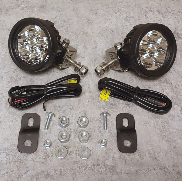 SG250 Dual LED Auxiliary Spot Light Kit (Complete)