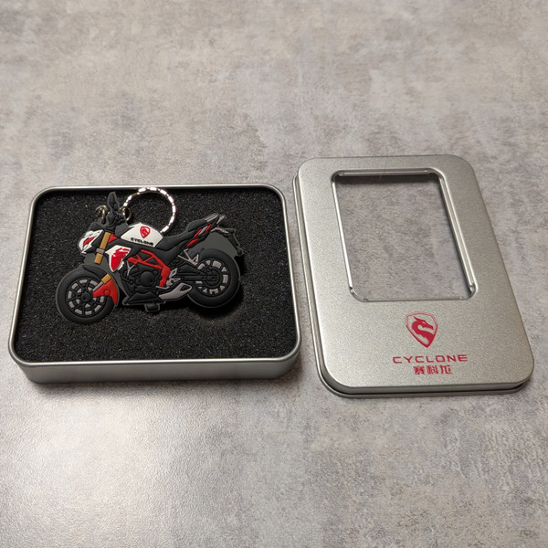 Zongshen Cyclone 8GB Motorcycle USB Flash Drive Keychain