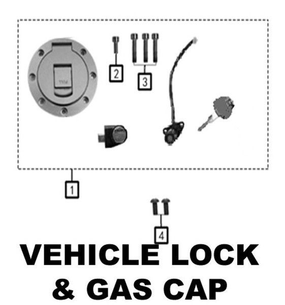 Screw, For SG250 2019-Up Gas Cap