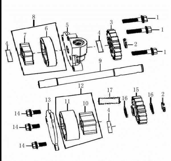 Outer Rotor Oil Pump