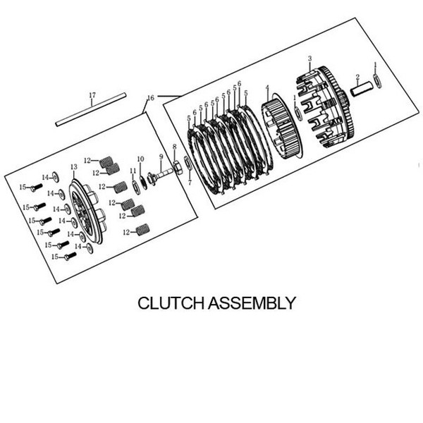 Center Sleeve, Clutch for RX3 Engine