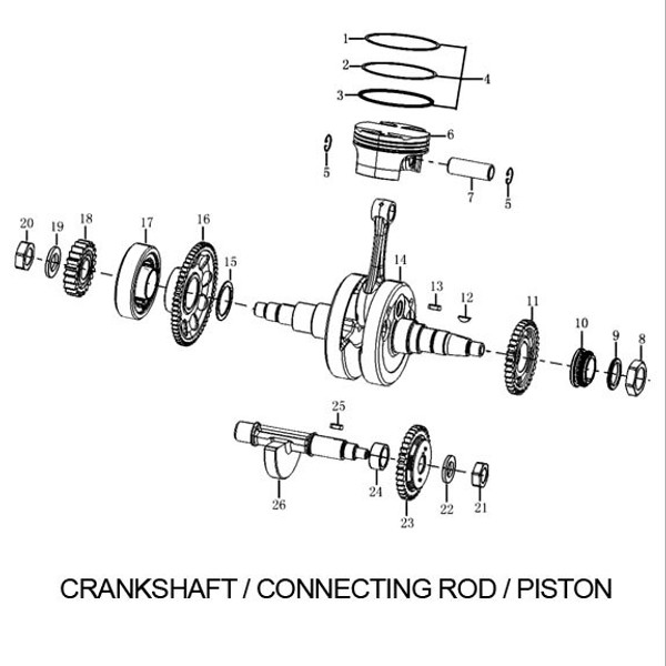 RX3 Crankshaft Connecting Rod