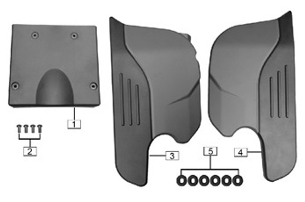 Monterey Battery Cover Panel Assembly Parts Diagram