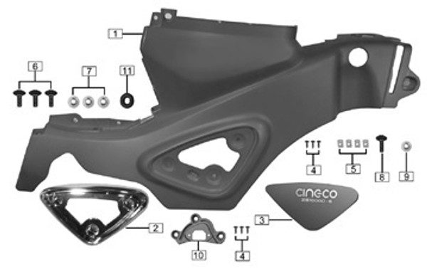 Monterey Body Panel Assy- Left Parts Diagram