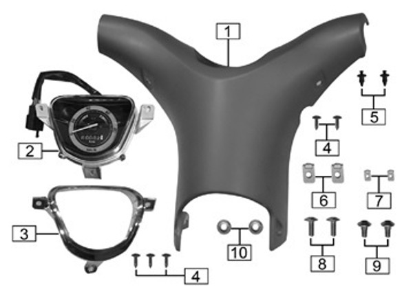 Monterey Shell- Instrument Parts Diagram Monterey Shell- Instrument Parts Diagram