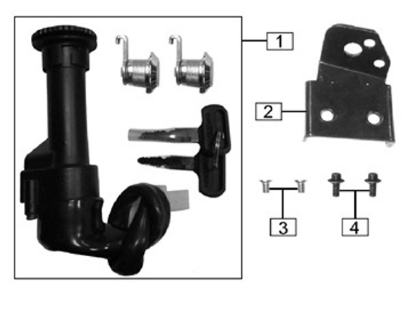 Monterey Vehicle Lock Parts Diagram