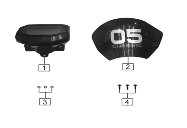 RZ3S Haylon Speedometer Parts Diagram