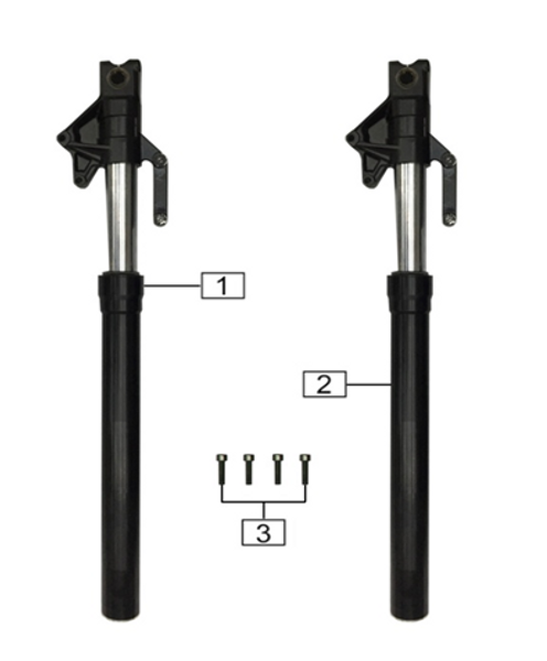 RZ3S Haylon Front Damper Parts Diagram