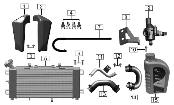 R06-114-04513 water Cylinder head outlet pipe 2021-UP RE3