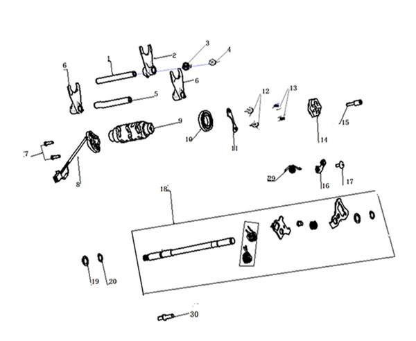 TC01-120-05801 Bolt,M6x14 2021-UP TC380R