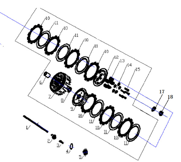 TC06-113-05875 Clutch Disengage SpRing,Seat 2021-UP TC380R