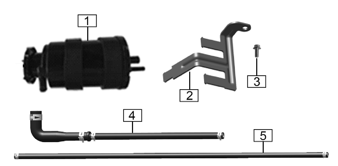 Stock Replacement Parts RE3 SG400 Parts Body CARBON CANISTER