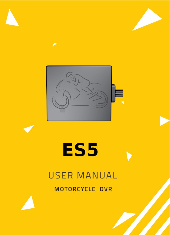 ES5 Dash Cam Recorder Manual