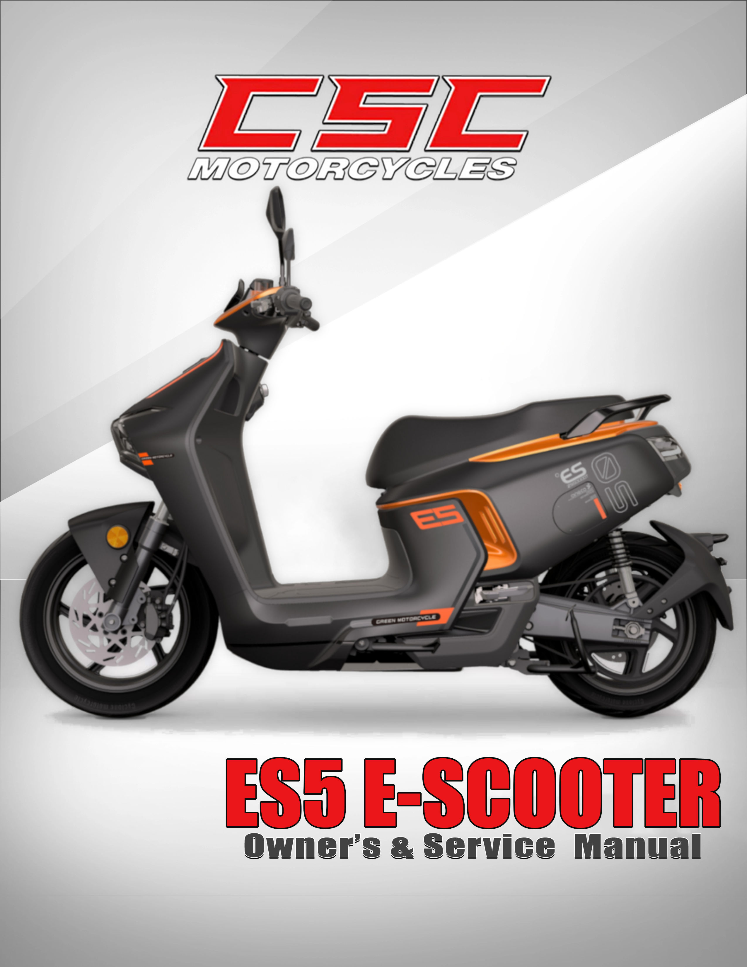 ES5 Owners Manual Cover