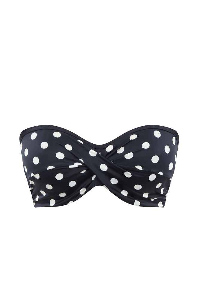 polka dot bandeau