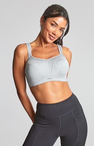 Panache Power Wired Sports Bra - Grey Marl | Panache Lingerie