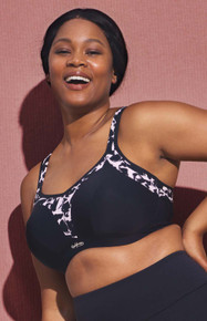 Panache Wirefree Sports Bra Retro Navy — Sunny J's