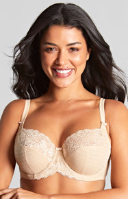 Panache Penny Underwired Non Padded Full Cup Bra, Size 34DD, Blush, RRP £45  