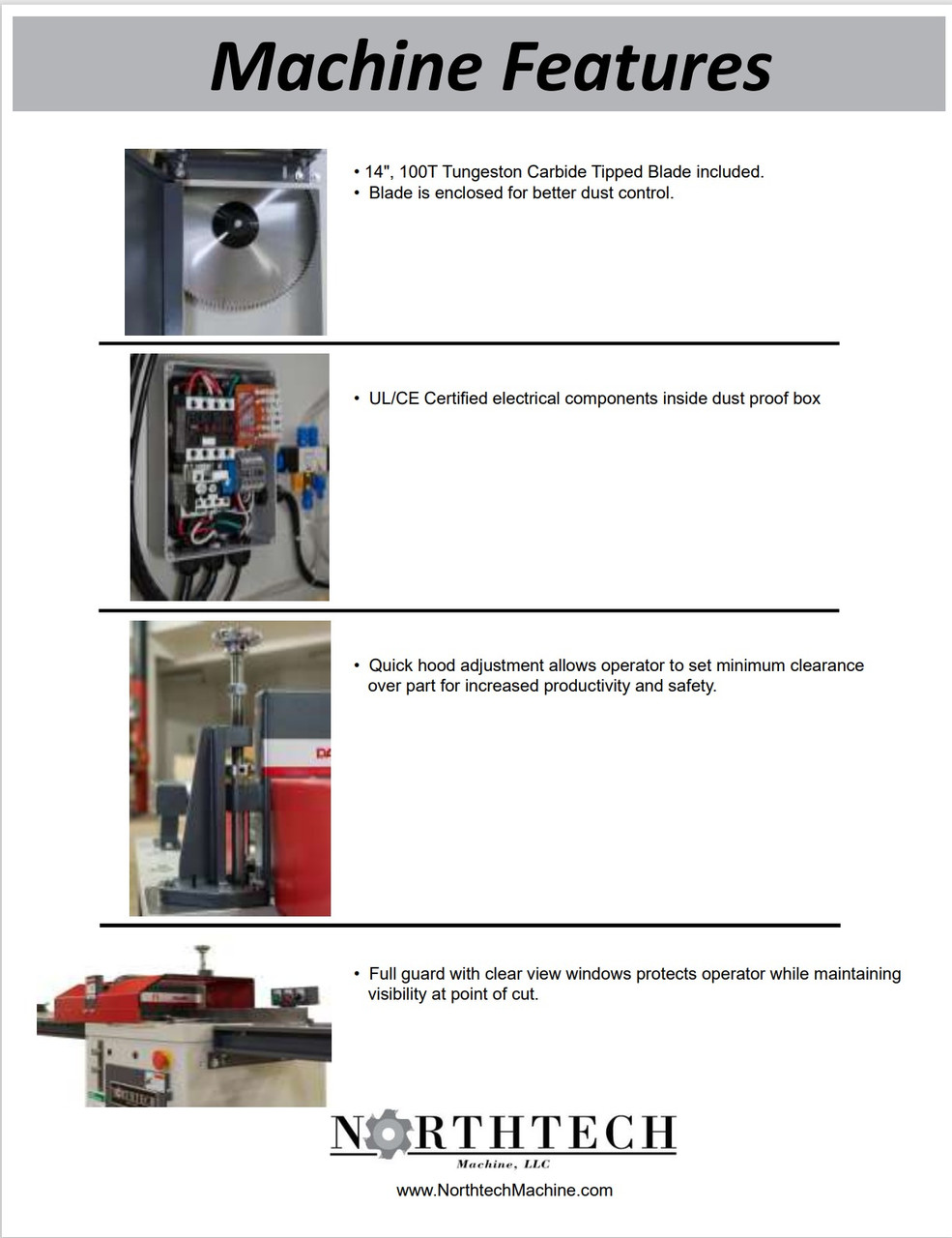 NT-UCS14 L or R  Up Cut Saw