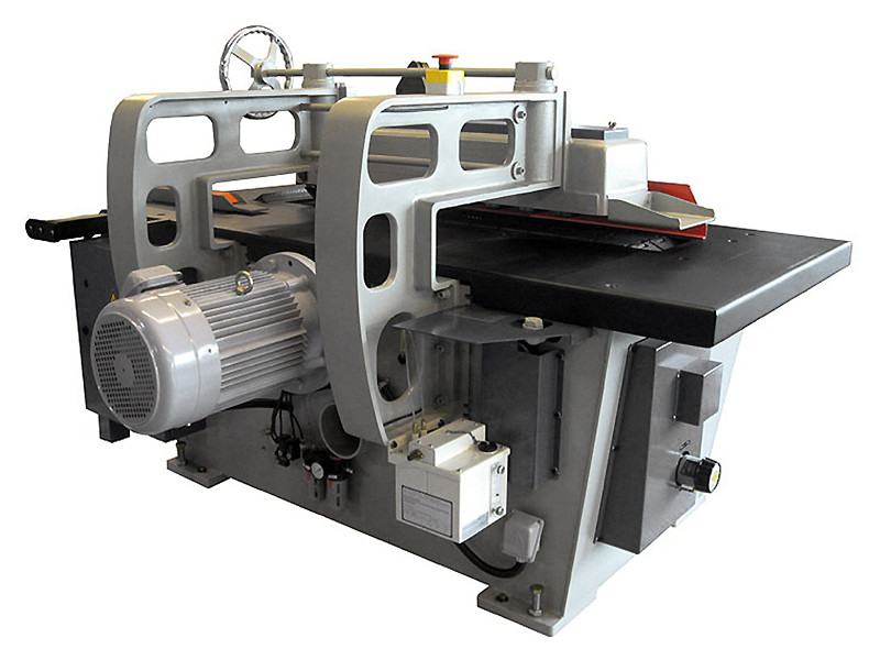 Back side view of machine
 Showing 15 HP direct drive motor and heavy-duty structure