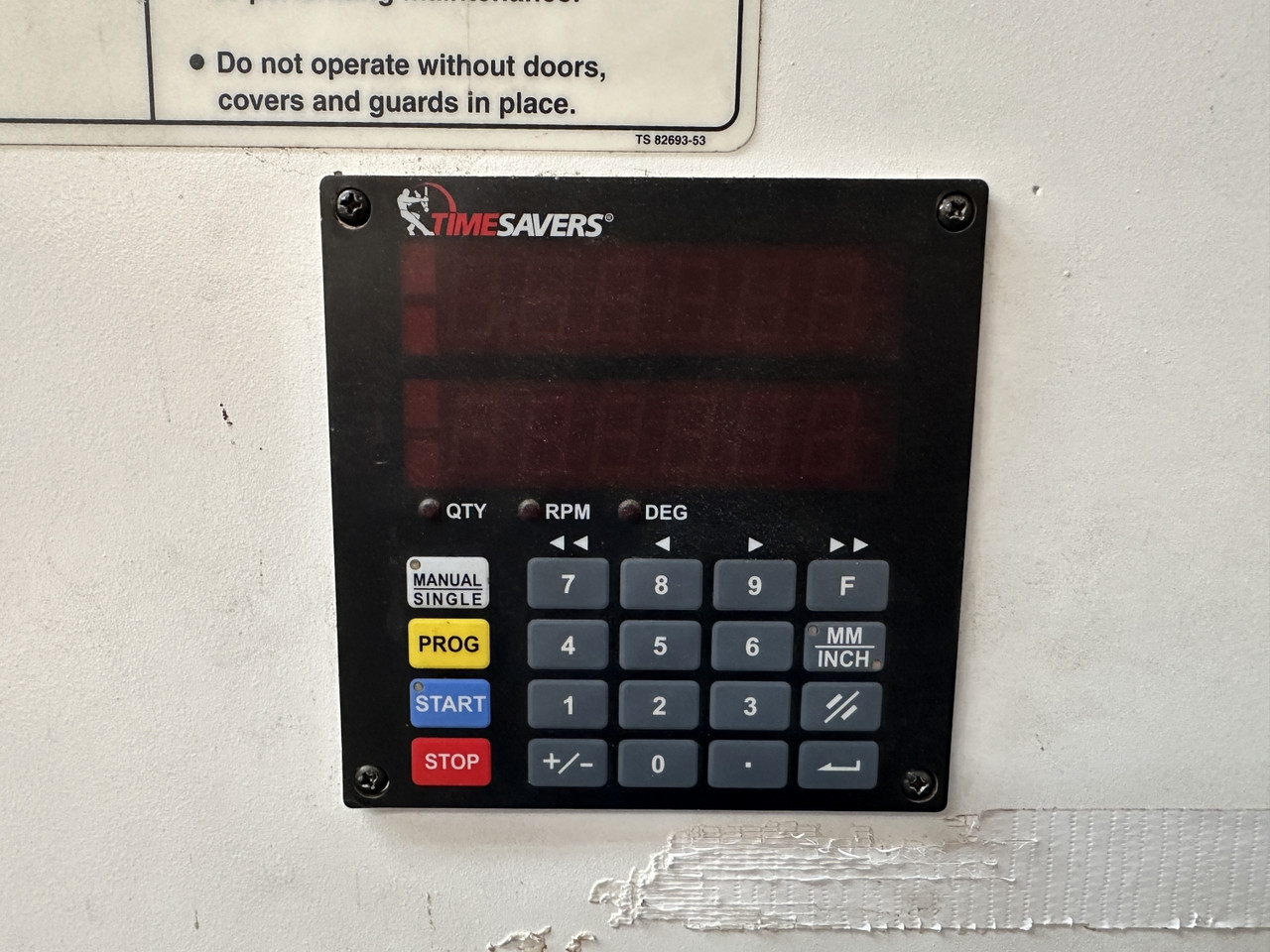 1331-14-001  Three Head, 43” Wide, Widebelt Sander.