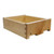 Drawer sample with left and right drawer notches A completed drawer box with both right and left drawer notches and drill holes. The fast cycle speed allows for a production capacity of up to 220 drawers per hour.