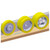 Range of wheels available 
As standard, the feeder comes with (3) 120 x 60mm rubber feed wheels which are easily replaceable when they wear. In addition, you can purchase 120 x 25mm wheels to allow for clearance of sawblades or cutterheads.