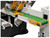 Urethane Feed Conveyor 
The feed conveyor is a knurled urethane belt which provides a consistent surface for optimum feeding and accuracy. A high fence is situated on the right side of the conveyor to ensure longer pieces feed properly through the resaw blade.